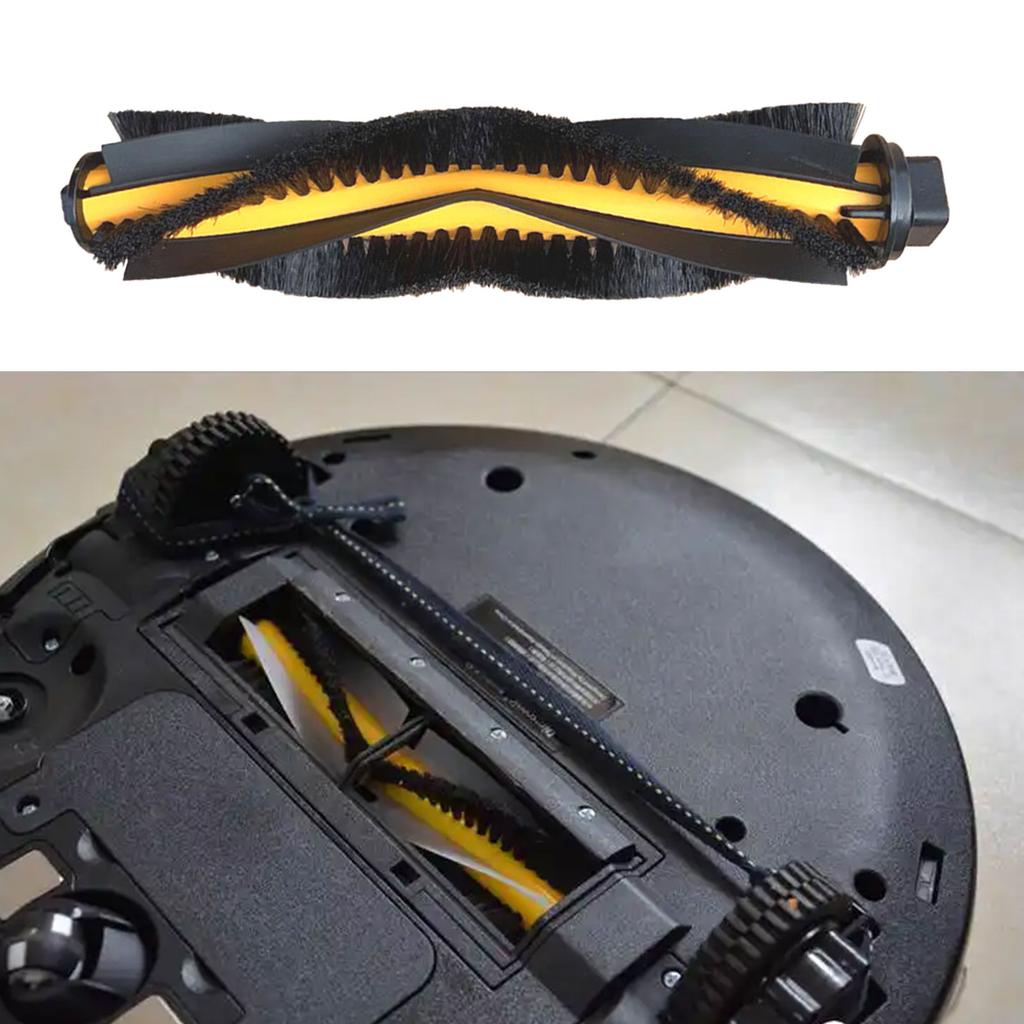 Основная роликовая щетка с высокой плотностью щетины, сменная для роботов-пылесосов, аксессуары для машины для мытья полов