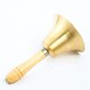 Size That Makes a Loud Chicer Hand Call Nursing Call Table Lottery Lottery Wooden Handle 18 Cm X Bell Diameter 11 [Big Sound] Bell, Large, Bell, Care,