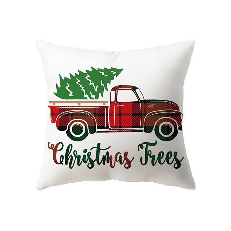 Рождественская тема Санта-Лось Рождественская елка с принтом наволочка для дома, гостиной, украшения дивана, подушка, наволочка