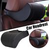1Pcs PU Leather Headrest Cushion Memory Foam Seat Headrest Pad Car Neck Pillow for Auto Interior