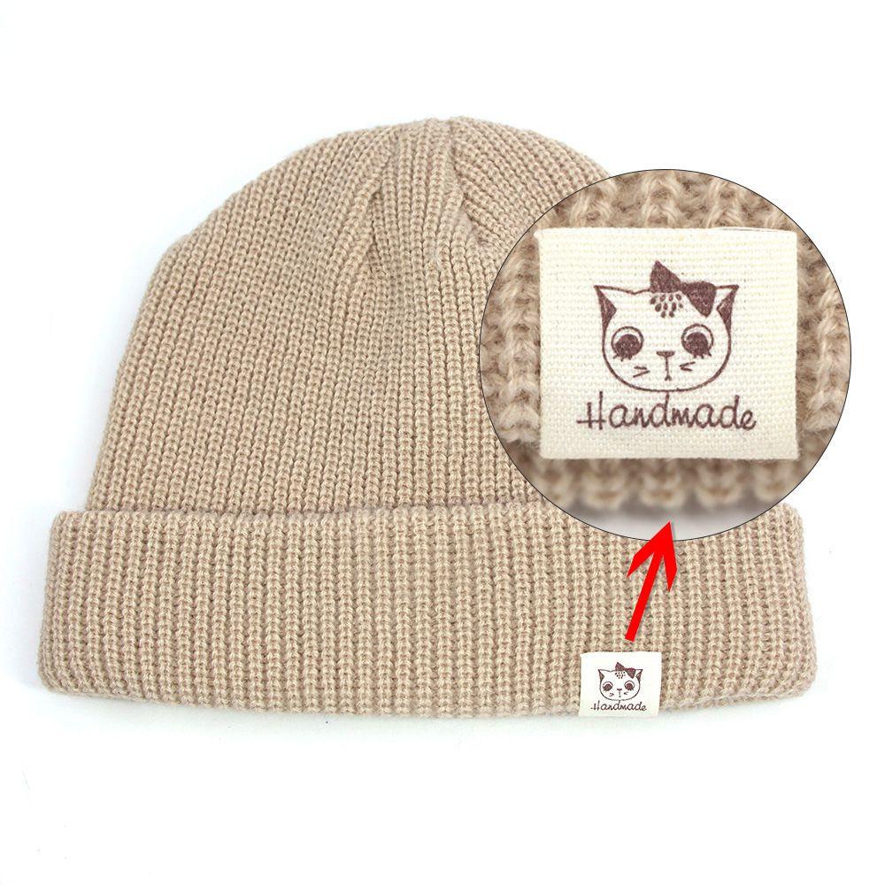 Cat Woven Knitted Supplies Handmade With Love Cloth Garment Labels Sewing Accessories Clothing Tags