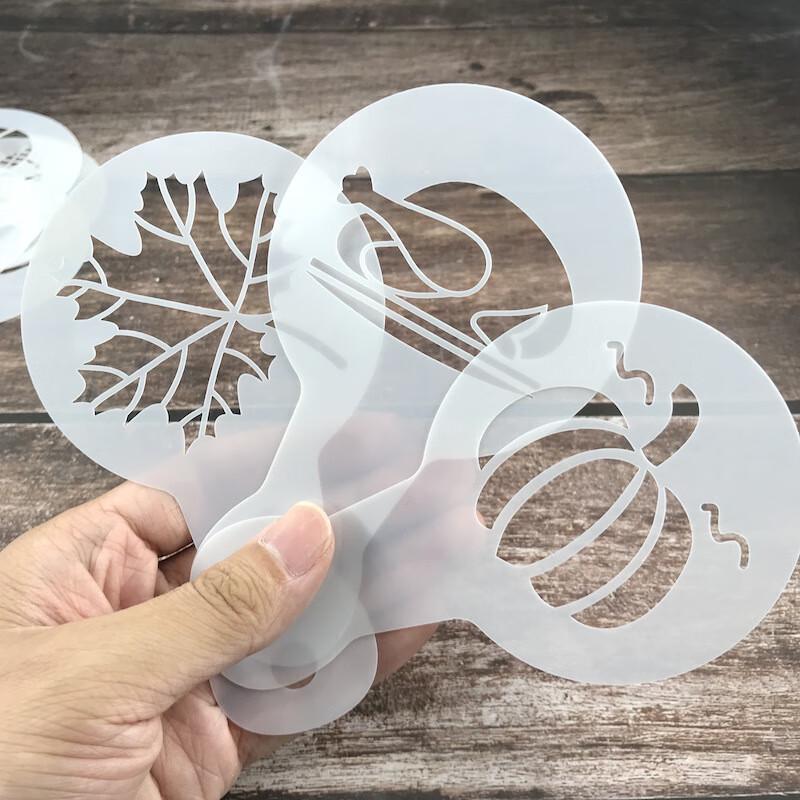 Holiday Coffee & Baking Decorating Stencils Set