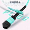 SanZhe MPO-LC 8-Core OM4 Multimode Fiber Optic Patch Cable