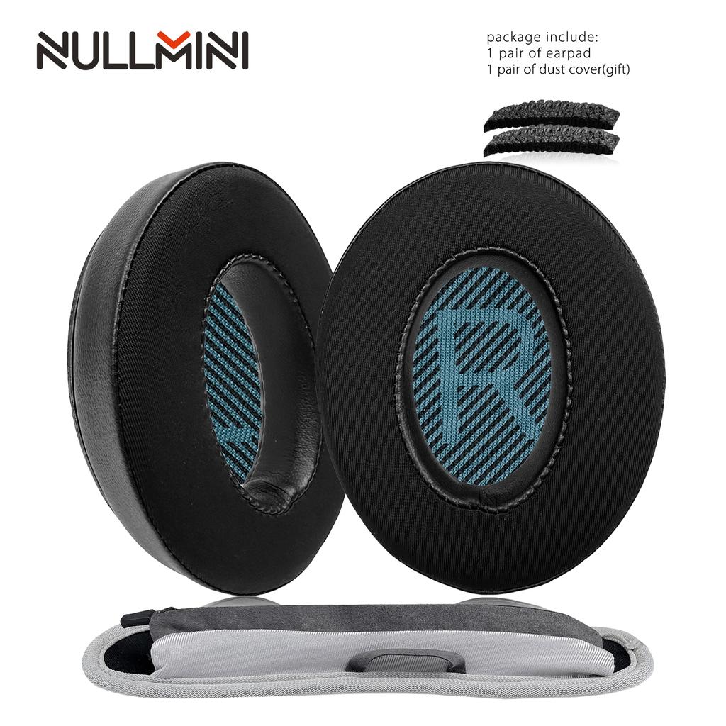 Сменные амбушюры NullMini для наушников Bose QC15, QC2, QC25, AE2, AE2i, охлаждающий гель, амбушюры, оголовье