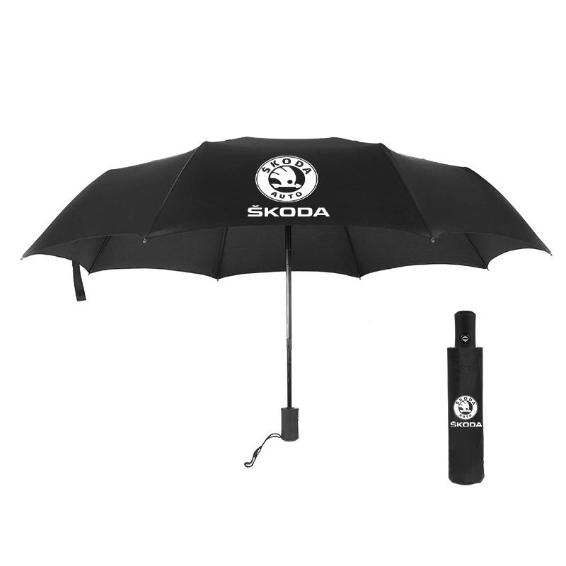NADH5 Car valve core Car Automatic Folding Windproof Sunshade Umbrella For Skoda KAROQ FABIA YETI KAMIQ UPERB RAPID
