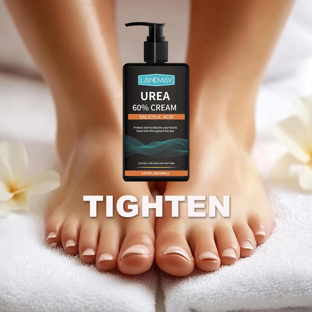 Крем с молочной кислотой 60% и салициловой кислотой - Сильное увлажнение для сухой, шероховатой кожи - Глубокое восстановление трещин, быстро впитывающийся крем