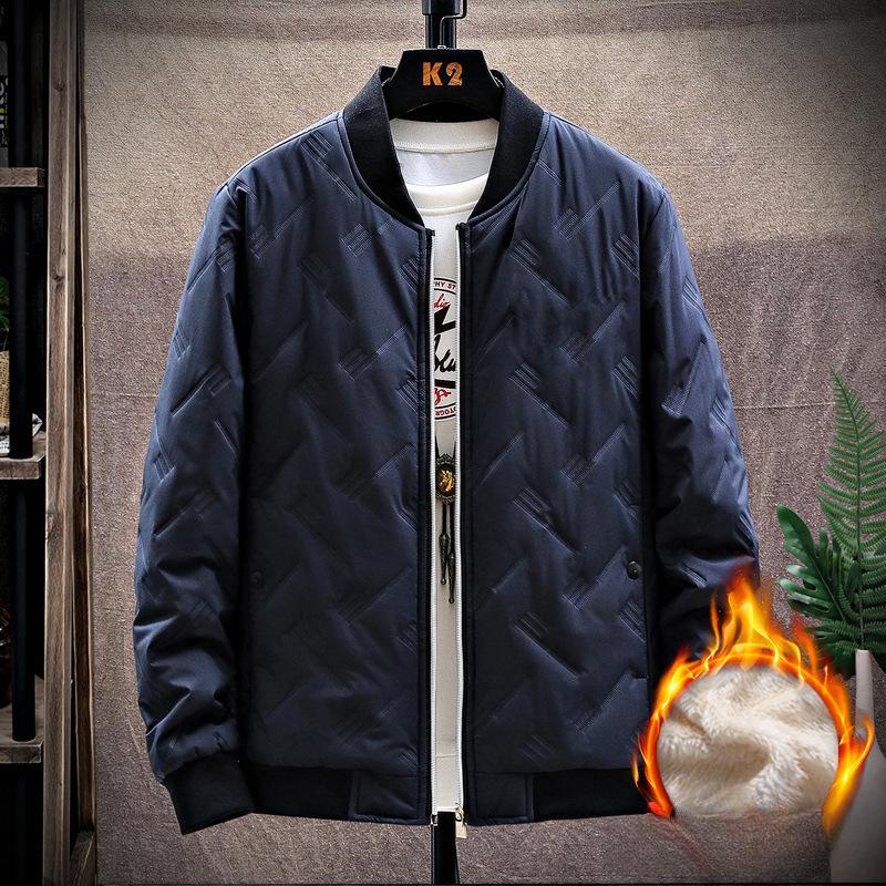 Мужская повседневная куртка на хлопковой подкладке на осень и зиму, мужской топ из бархата с хлопковой подкладкой, свободная модная одежда на хлопковой подкладке