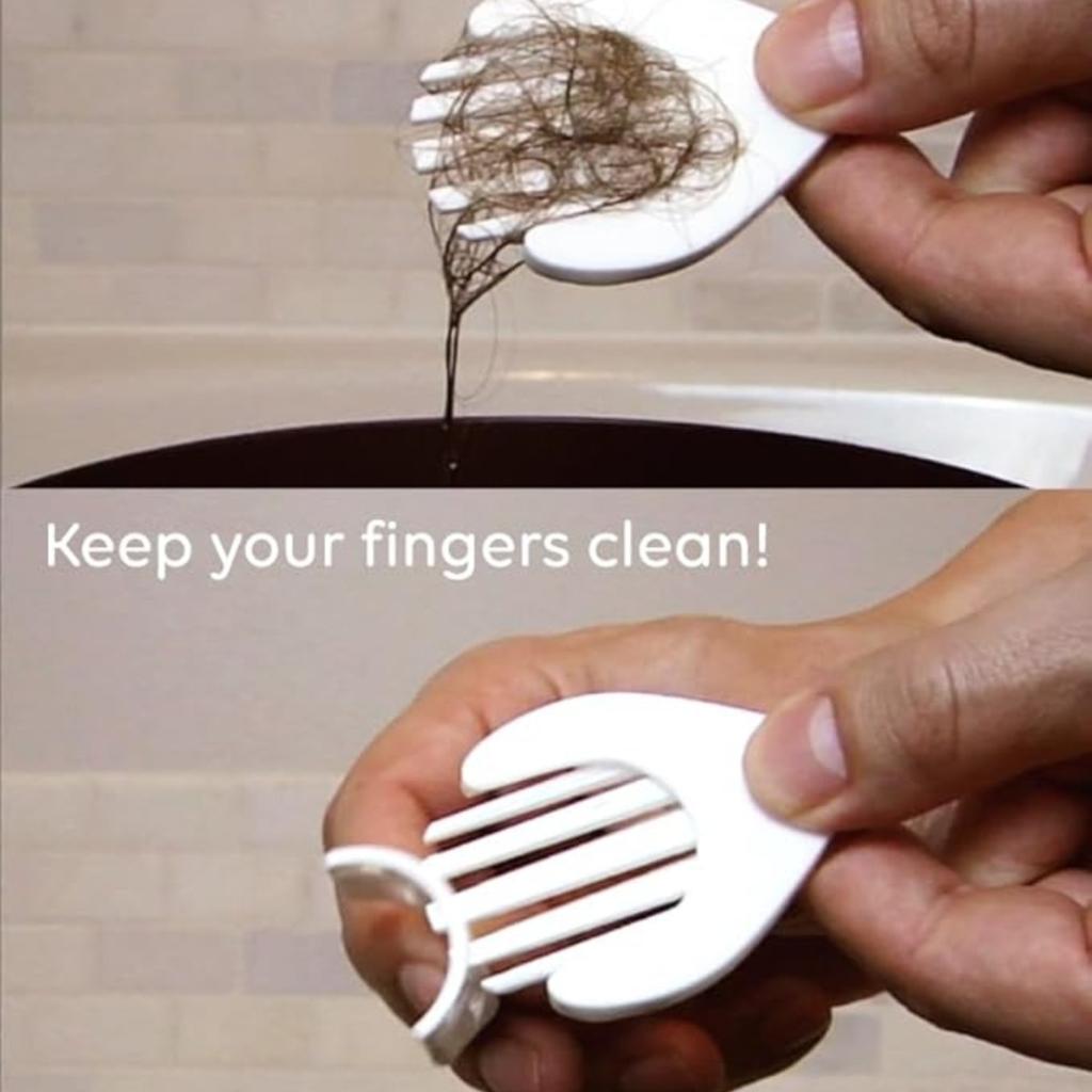 Защитный экран для слива, легкоочищаемый улавливатель волос для слива, чистый разделительный фильтр для ванны, экран для слива, подходит для всех стандартных размеров сливов ванн