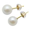 K18 Akoya Pearl Earrings 18K Pearl Genuine Pearls 6mm 6.0mm / Earrings, (18K)