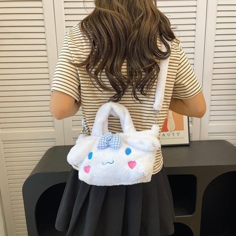 Lightweight Cozy And Plush Crossbody Bag For Kids Available In Soft Colors Cute Functional And