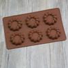 3D Silicone Pastry Molds Oval Shaped  Chocolate  Baking Pan Handmade Soap Mould Donut Tray Muffin Cups Cake