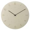 Interform Wall Clock Kalmar Gray Black Matte Diameter 28cm Sweep Movement CL-4340GY