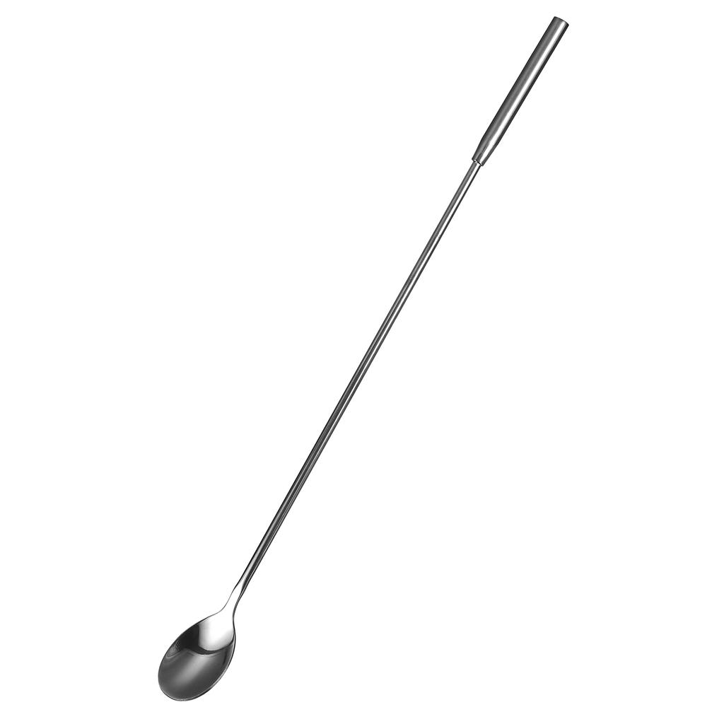 Long Handle Mixing Stirring Spoon Stainless Steel Bartender Mixing Spoon Cocktail Stirrers, Bar Spoon Stirring Spoon 300x25mm