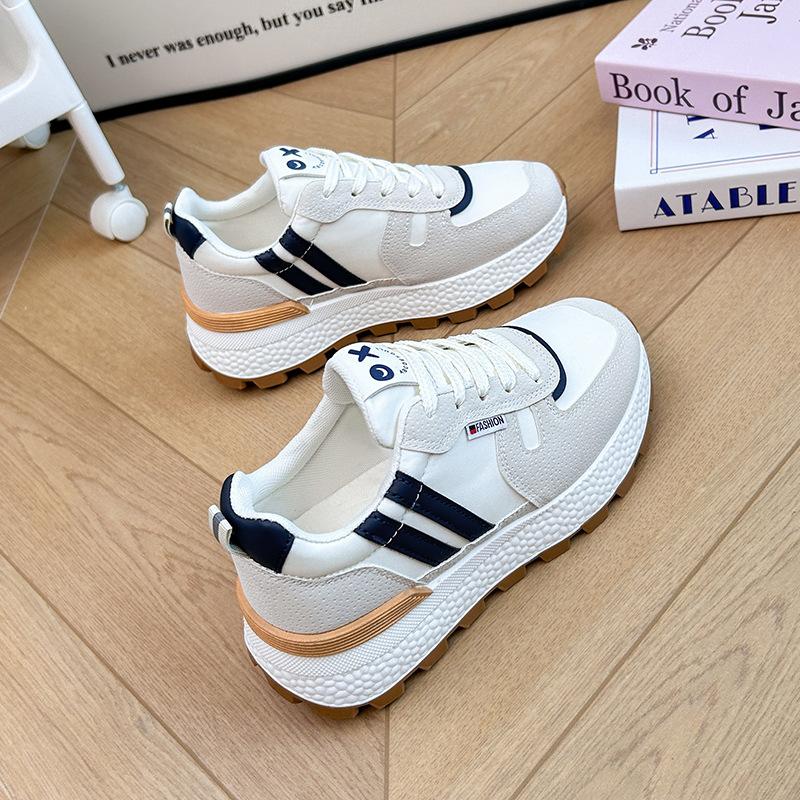 Xiyin представляет корейскую версию новых кроссовок Forrest Gump для женщин 2025 года, кроссовки для бега на весну, повседневная обувь, увеличенная высота платформы J6107