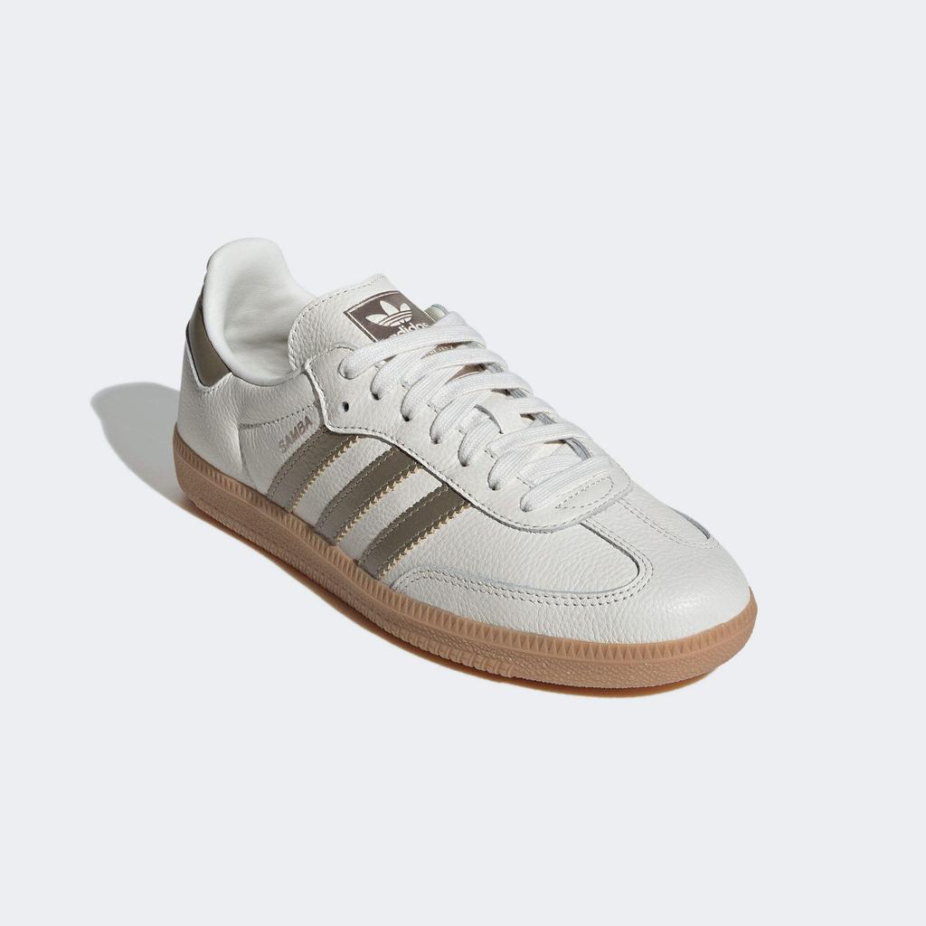 Adidas Women's Samba Og 'Off White Wonder Gold Metallic' Sneakers IG1964