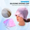 Salon Silicone Hair Coloring Cap Highlight Cap Reusable Needle Hair Dying Frosting Cap Hair Dye Hat Hairstyling Tool Accessories