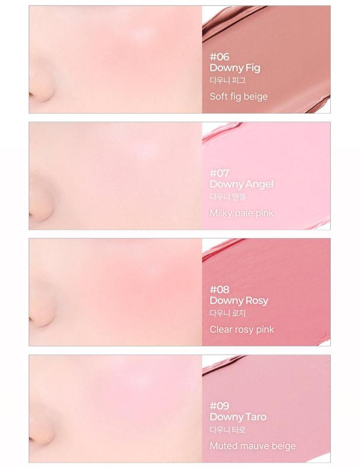 BBIA Готовый к носке румяна Downy Cheek 3,5 г (14 цветов)