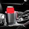 12V Автомобильная подогревающая и охлаждающая кружка с цифровым дисплеем температуры 2 в 1 Бутылка для напитков Охладитель для банок Быстрое охлаждение Подогрев Электрическая кружка