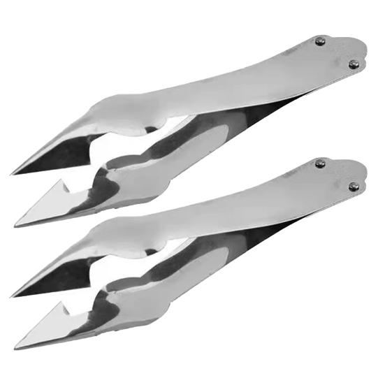 Зажим для глаз ананаса, нержавеющий, нескользящий, удобный для подвешивания, пищевой, трудосберегающий, из нержавеющей стали, острое лезвие для удаления глаз ананаса