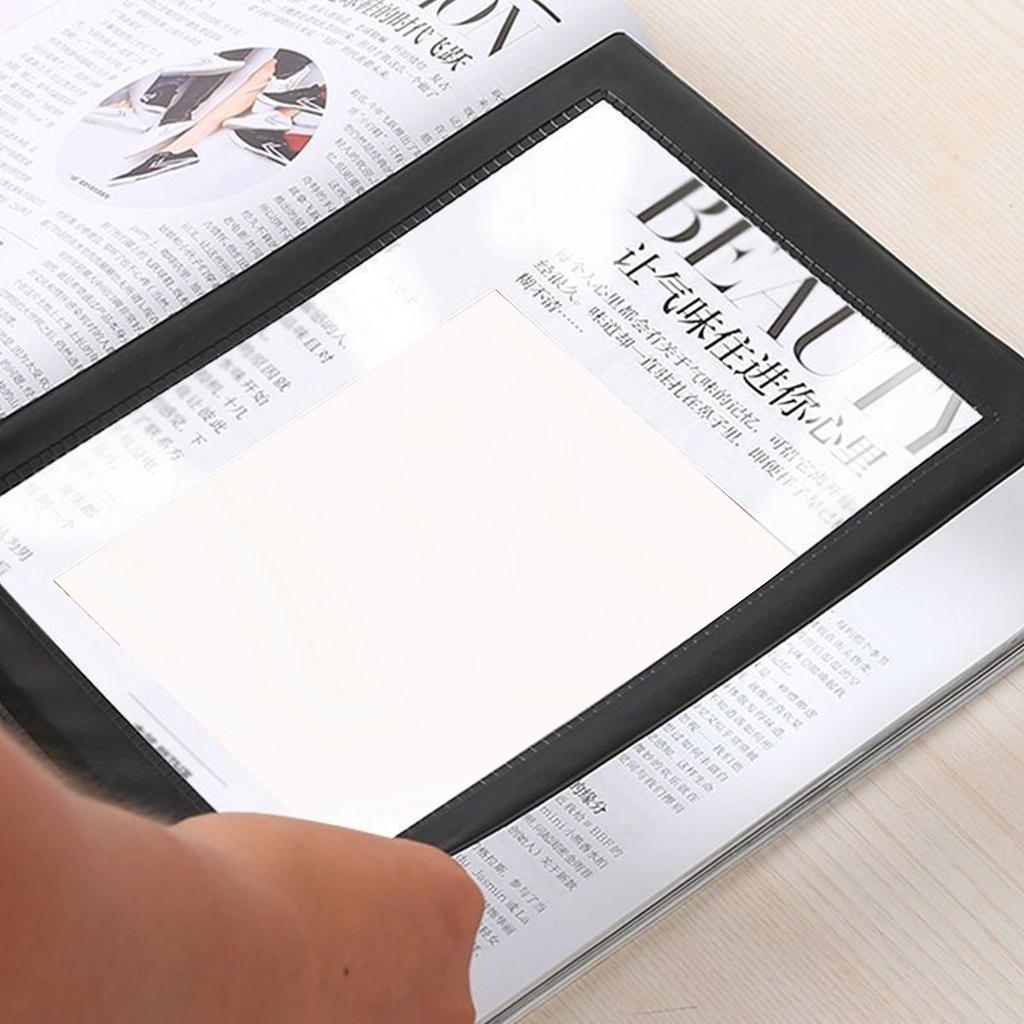 Высокая четкость линзы Френеля увеличительный лист тонкий портативный дизайн линза увеличительный лист для чтения для пожилых людей и мастеров