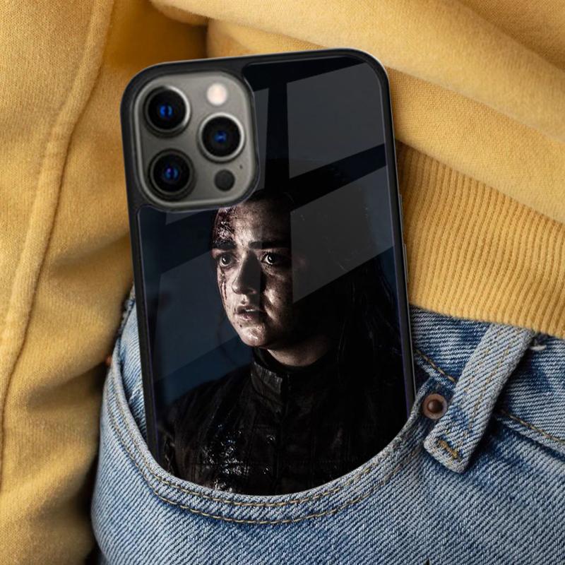 Not Today Got Arya Soft Phone Case for iPhone 17 Air 16e Pro max 15 Pro 13 14 Plus 11 12 MagSafe Magnetic Coque