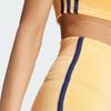 Adidas Originals Terry Shorts Striped Print Small Logo Tight Casual Shorts Women Shorts Light-Orange-Yellow JG8060