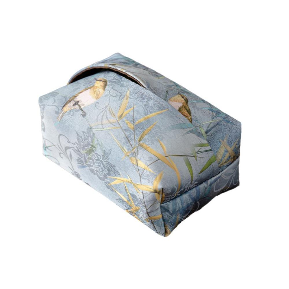 Exquisite Tissue Box Chinese Napkin Case Desktop Decorate Facial Tissue Cover Desktop