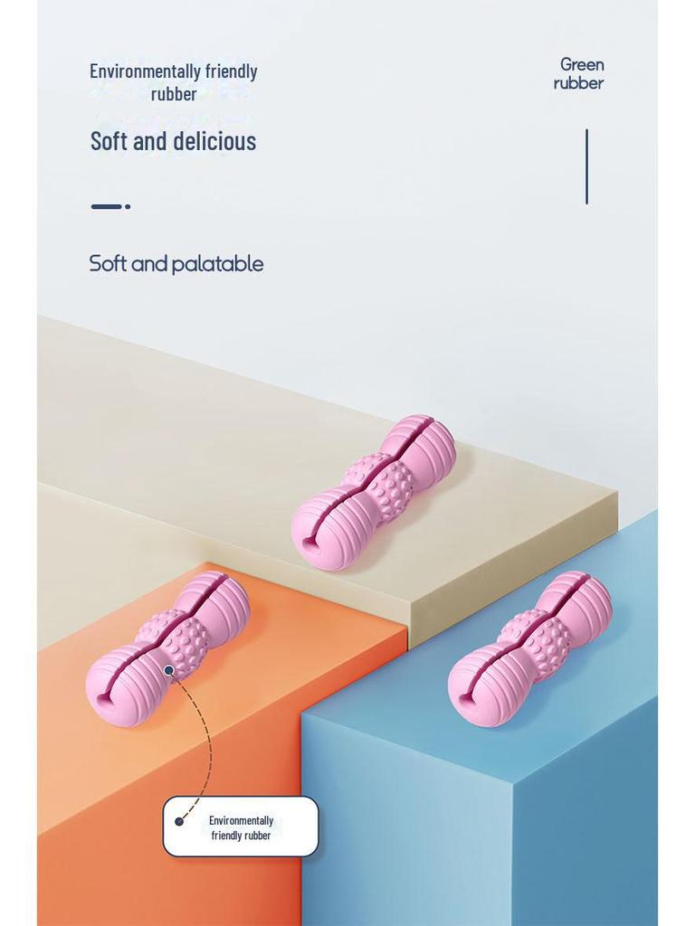 Интерактивная игрушка для собак из натурального каучука для скрежетания зубами и подачи еды