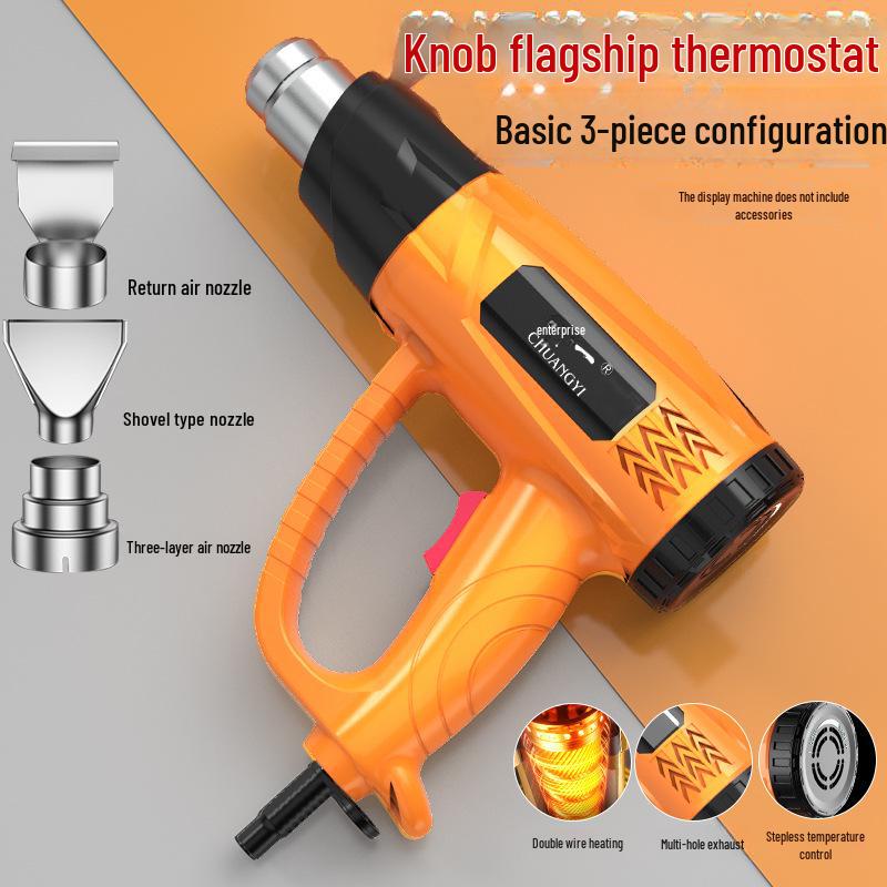 Chuangyi High-Power Digital Display Industrial Hot Air Gun for Precision Heating