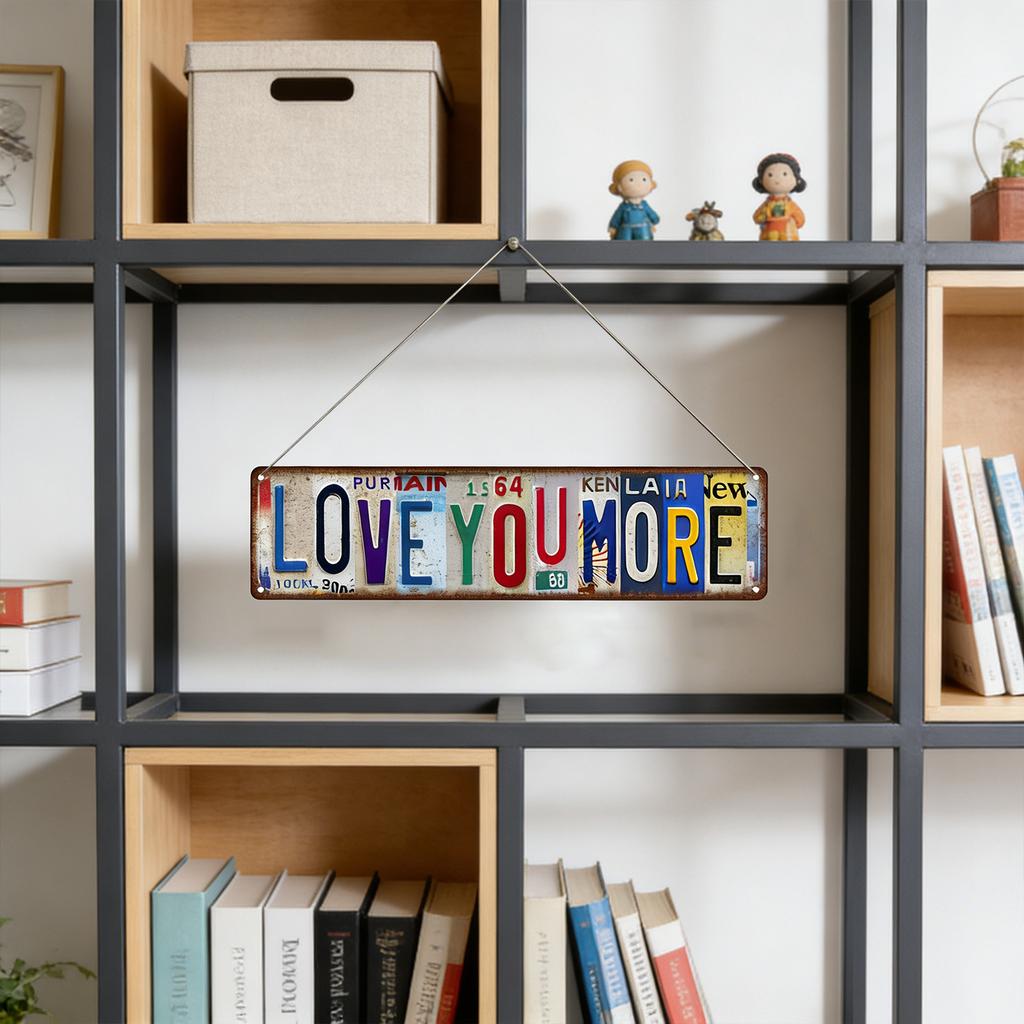 Tin Painting Bar Clothing Store Home Wall Decoration Tin Painting