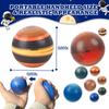 10Pcs Solar System Stress Ball For Kids Adult Stress Relief Planets Space Ball Educational Toys Fidget Toys Party Game Gifts