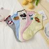 Women Middle Tube Solid Color Socks Girls Causal Socks