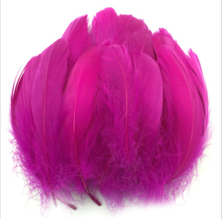 100PCS/bag High Quality Wedding Decoration DIY Feathers Of Natural Goose Feathers For Sale Crafts Core Decorations