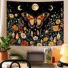 Butterfly  Moon Tapestry Background Cloth Hanging Cloth Bedroom Bedside Decorative Wall Cloth Rental Dormitory Tapestry