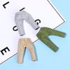 Fashion Casual Wears 1/11 1/12 Dolls Trousers Doll Leather Pants Denim Jeans Clothes Accessories