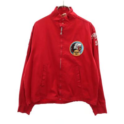 PACIFIC ATHLETIC COMPANY 70-е винтажный Блузон с длинным рукавом M Красный Мужской Б/У