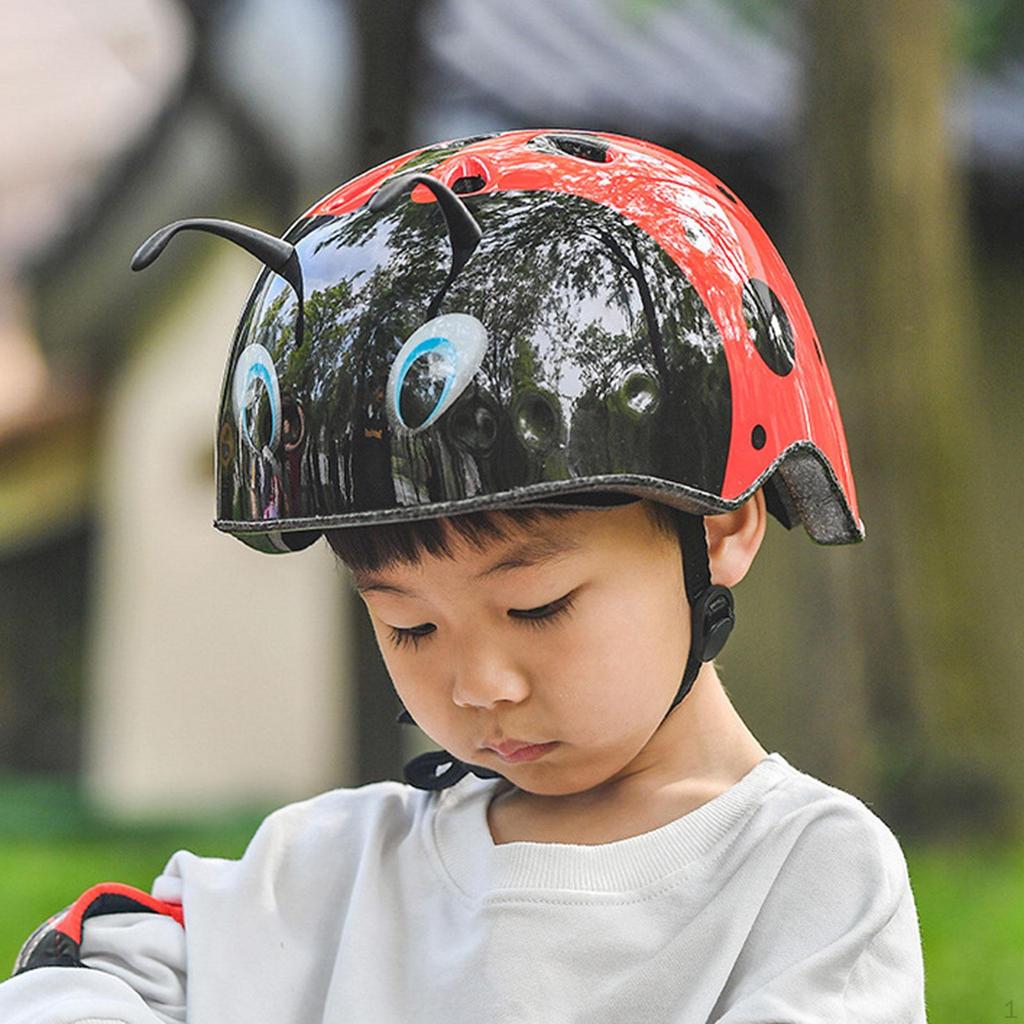 3D Ladybug Bike Helmet Kids Bicycle Cycling for Children Outdoor
