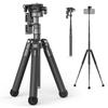 Ulanzi Travel Telescopic Travel Tripod with 145cm Flexible Ball Panoramic Aluminum Alloy 4kg Weight Compact Mini Tripod with Storage Compatible with