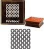 Printtoo Craft Textile Square Celtic Pattern Wooden Rubber Stamp Scrap-booking-2 X 2