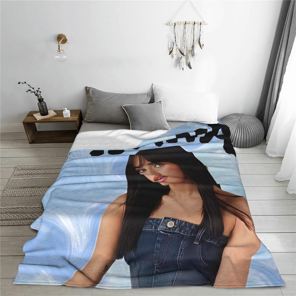Aitanaed Singer Flannel Throw Blankets Blankets for Bed Couch Soft Bedroom Quilt,