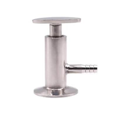 Санитарный пробоотборный клапан 1,5" Tri Clamp (50.5мм наружный диаметр) SS304/316 для пищевой и фармацевтической промышленности