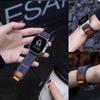 Джинсовый Нейлоновый Ремешок Для Apple Watch Ultra 3-2-1 49мм 11 10 46мм 42мм Плетеный Браслет iWatch 9 8 7 6 5 4 SE 45мм 44мм 41/40мм Ремешок