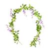 1.85M Wisteria Artificial Flowers Vine Garland Wedding Arch Decoration Fake Plants Foliage Rattan Trailing Faux Flowers Ivy Wall