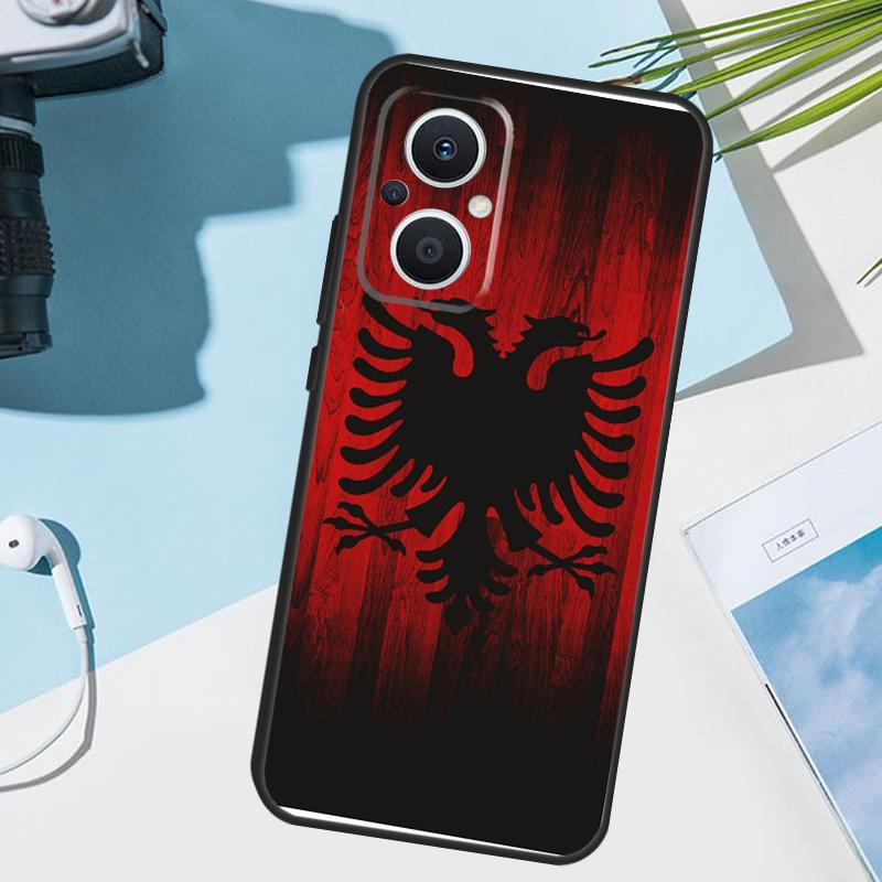 Чехол-обложка с орлом флага Албании для OPPO Reno 14 F 13 12 11 10 Pro 11F 12F 13F 7 8 Lite Чехол для OPPO Find X9 X8 X6 X5 Pro