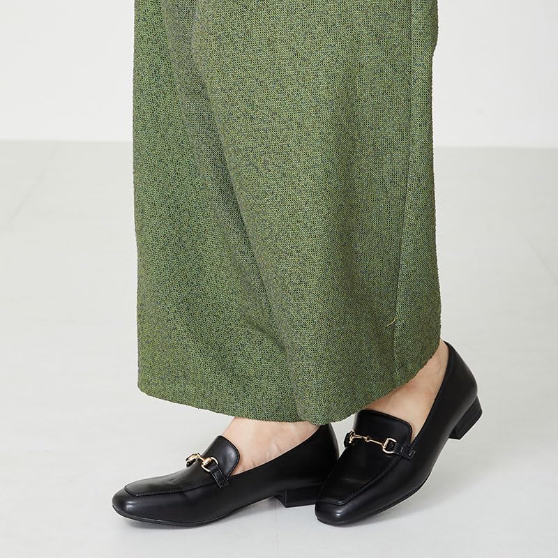 Квадратный Большой Маленький Удобный для ходьбы Немного Легко см [Восточный трафик] Туфли-лодочки, Лоферы, Прыгающие, Носок, Каблук 2,3 см, Размер, Размер, дюйм, Мотив, Мягкий, Носить,