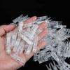 50/100PCS Portable Photo Clips Plastic Mini Spring Clear Clothes Pegs For Photo Paper Craft Clips Clothespin Party