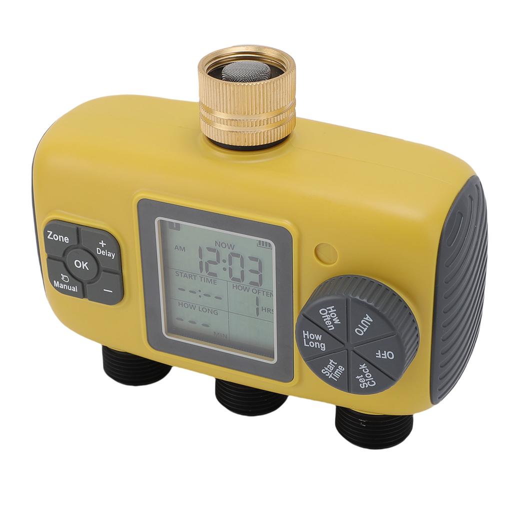 Умный таймер полива 3-канальный контроллер водяных клапанов для ирригации сада, газона, теплицы