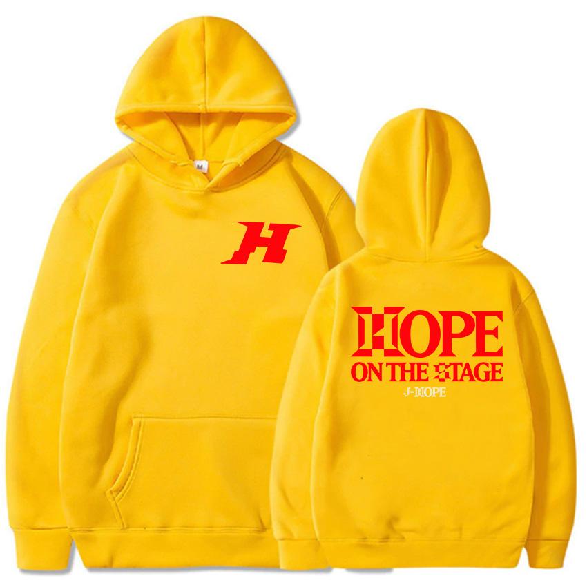 Женская одежда Толстовки J-Hope на туре The Stage Roupas Femininas Толстовки с длинным рукавом и капюшоном Уличная одежда для девушки