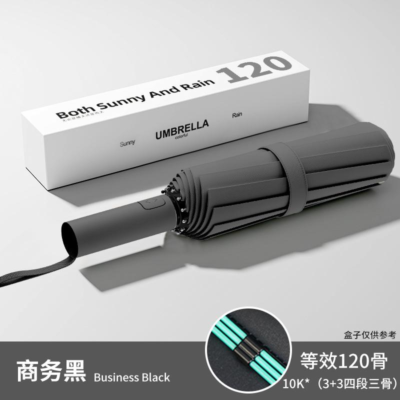 Automatic Umbrella Dual-purpose Women's and Men's Sunshade Sun Protection Reinforcement Thickened Wind-resistant Large Strong Double Umbrella