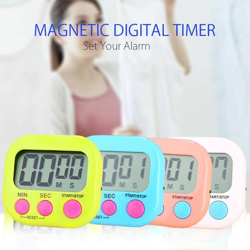 Kitchen Timers Digital LED Display Kitchen Timers Food Cooking Timer Baking Alarm Clock Sports Kitchen Digital Kitchen Cooking Timer Baking
